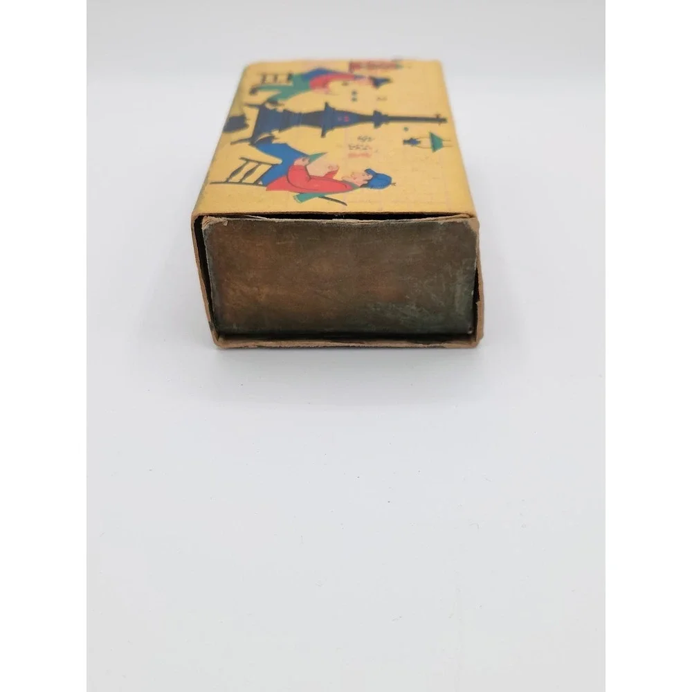 VTG 1955 Ohio Blue Matches Empty Box Country Store Wadsworth,‎ Ohio Made in USA